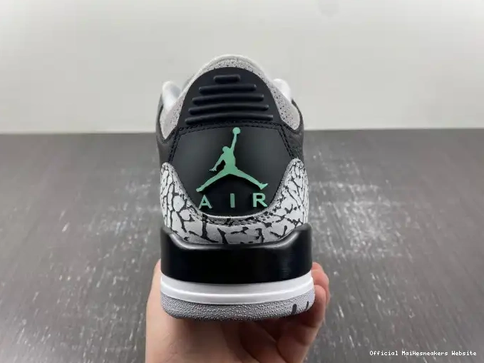 Official Maikesneakers Green Air Jordan Glow 3 CT8532-031 0528